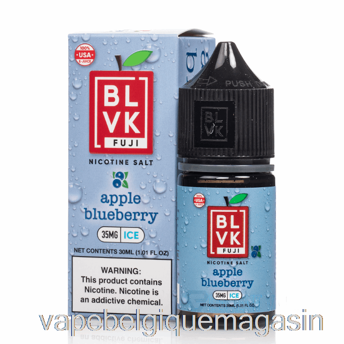 Vape Juice Pomme Glace Myrtille - Sels De Fuji Blvk - 30ml 50mg